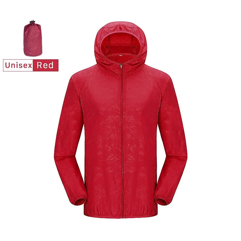 Unisex Waterproof Hiking Jacket – Quick-Dry Outdoor Windbreaker